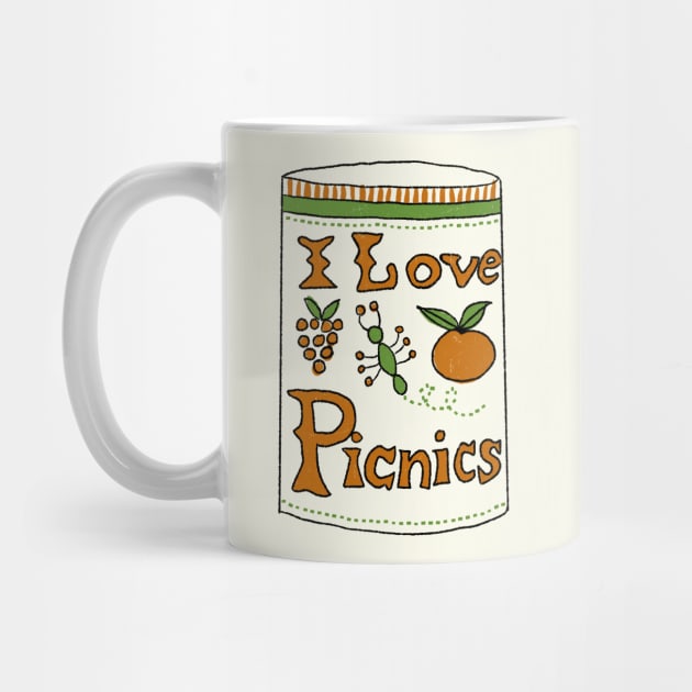 I Love Picnics by Vintage Cook Book Gore